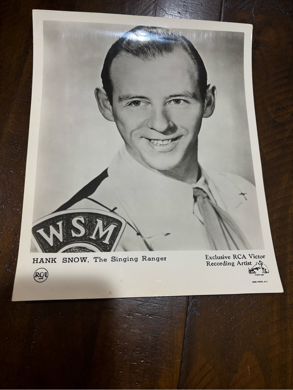 Vintage Hank Snow Promotional Photo - Black & White - Picture 6 of 6
